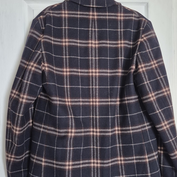 BURBERRY Plaid Wool Coat - Picture 4 of 10